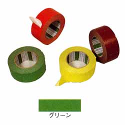 クラフト粘着カラーテープ グリーン 50mm×50m巻 工作用テープ
