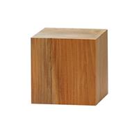 木彫立方体（桂） 75mm角