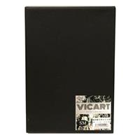 VICART ブラック 包み張りキャンバス 厚み約15mm SM (227×158) 2枚セット 【期間限定！包み張りキャンバス大特価セール対象商品】