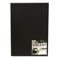 VICART ブラック 包み張りキャンバス 厚み約15mm F10 (530×455) 6枚セット 【期間限定！包み張りキャンバス大特価セール対象商品】